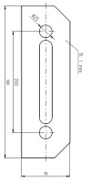 Plech ochrann� pod Bezpe�nostn� kov�n� �=95 mm