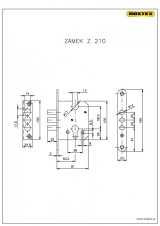 Z210 mortise lock (R3 security fittings)