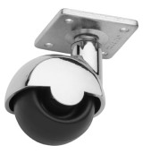 Otočné koliesko s platničkou priemer 40 mm